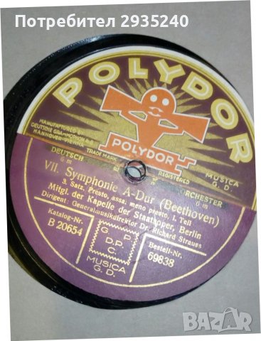 Стар албум с плочи Бетовен, снимка 4 - Грамофонни плочи - 38634061