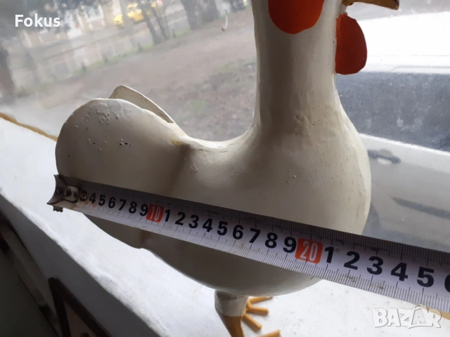 Страхотен метален петел - фигура - статуетка, снимка 7 - Антикварни и старинни предмети - 53335756