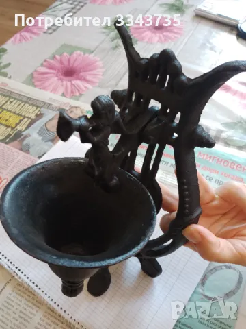 Чугунена метална камбана за врата., снимка 9 - Антикварни и старинни предмети - 50242702