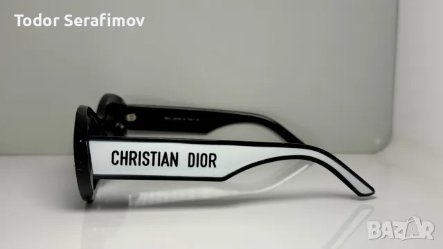 Слънчеви очила Christian Dior CD Oval – Бели, снимка 6 - Слънчеви и диоптрични очила - 55612061