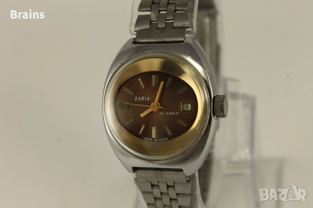 Дамски Ръчен Часовник ZARIA USSR, снимка 3 - Дамски - 51626236