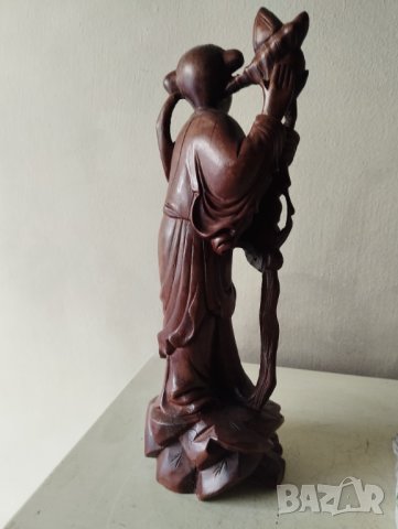стара дървена статуетка, снимка 5 - Други ценни предмети - 42166089