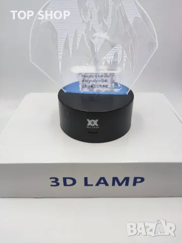 Batman Батман Екшън фигурки 3D настолна лампа 7 променящи цвета нощна лампа, снимка 5 - Настолни лампи - 48842506