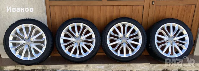 235х45х19 Dunlop 4 броя зимни гуми и 4 броя оригинални джанти на Audi