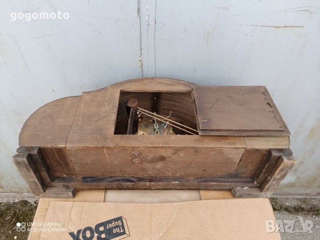 Оригинален стар каминен настолен часовник Механичен каминен часовник, снимка 13 - Антикварни и старинни предмети - 35934036