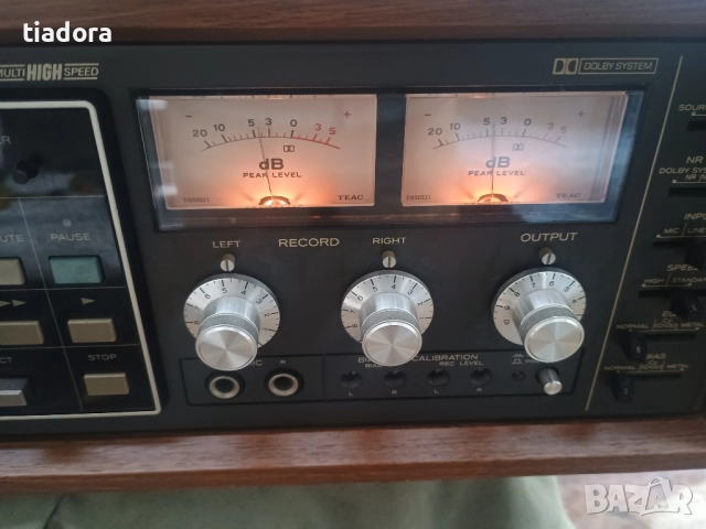 TEAC C-3X  3-Head Stereo Cassette Deck DBX -Wood Case, снимка 3 - Декове - 52339922