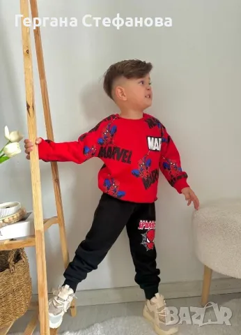 Комплект Спайдермен  Размери-3/4г.4/5г.5/6г.7/8г.9/10г. Цена-35 лв