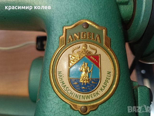 стара немска шевна машина "ANGELA", снимка 3 - Антикварни и старинни предмети - 44274646