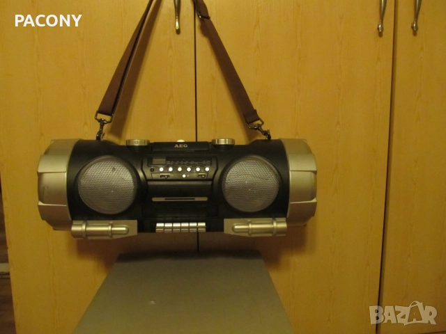 радиокасетофон AEG  - 2 броя  Бумбластер AEG SRR 4317, снимка 8 - Радиокасетофони, транзистори - 51146955