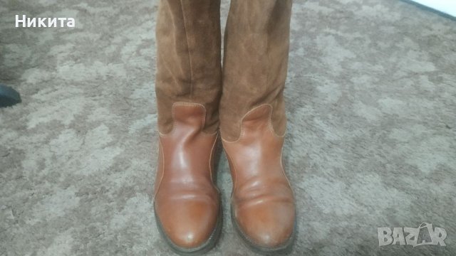 Пума-ботушки от естествена кожа 40 номер, снимка 3 - Дамски ботуши - 39084130