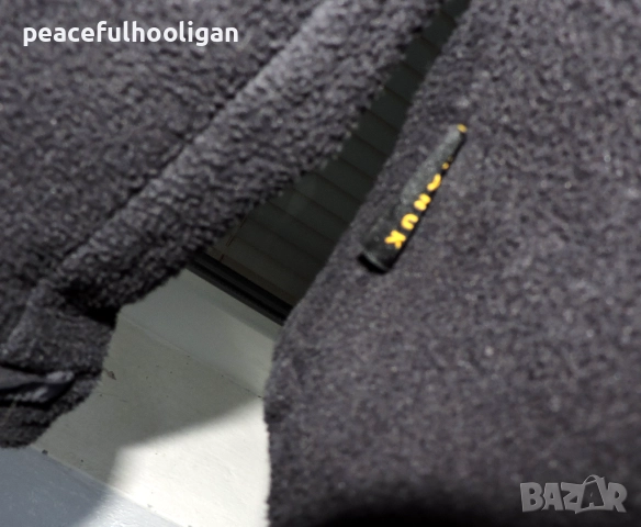 Jack Wolfskin Nanuk -мъжко черно поларено горнище за туризъм и планина с цип размер XL , снимка 11 - Якета - 52430456