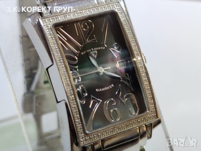 Часовник Swiss Legend Diamonds , снимка 4 - Мъжки - 41336650