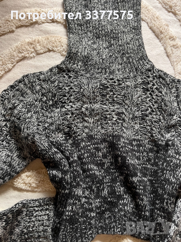 Пуловер къс crop top поло, снимка 3 - Блузи с дълъг ръкав и пуловери - 44640105