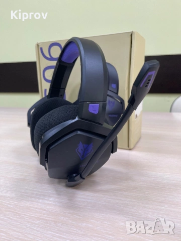 🎧 NUBWO G06 100H Dual Wireless Gaming Headset – Безжични геймърски слушалки Bluetooth + 2.4GHz