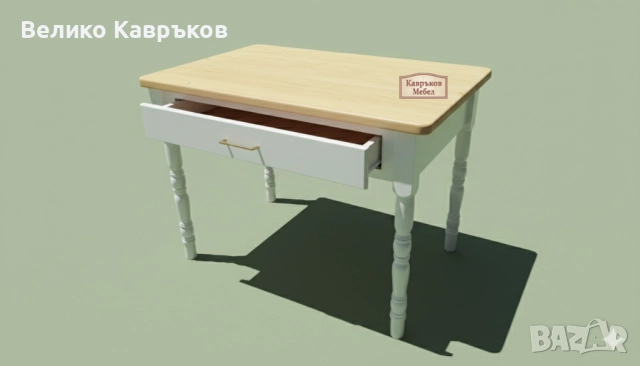 Маса с чекмедже, снимка 3 - Маси - 51757327