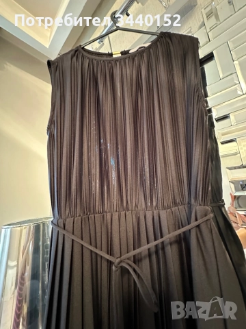 Рокля, черна, соле, снимка 5 - Рокли - 51632716