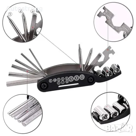 Ключ за велосипед PA347 комплект, снимка 1