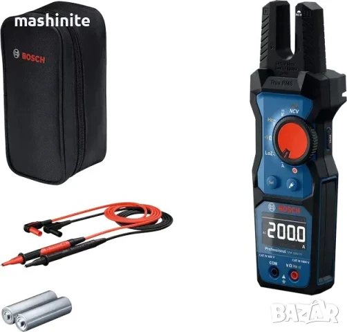 Измервателен тестер за напрежение - амперклещи GFM 1000-15 Professional Bosch