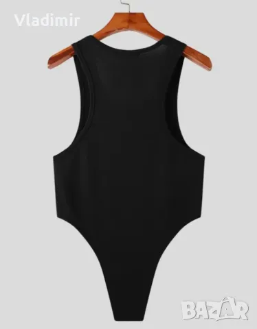 Мъжко боди,тик так закопчаване, снимка 2 - Бельо - 49374602