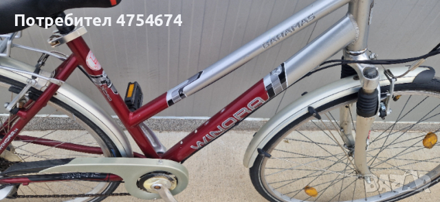 Дамски алуминиев велосипед Winora колело 28", снимка 4 - Велосипеди - 53768262