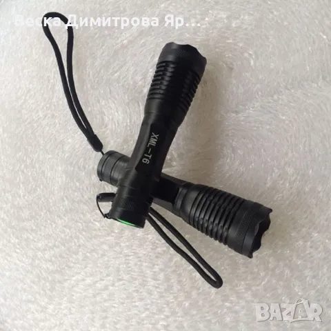 Фенерче CREE T6 с 5-степенно увеличение, SOS светкавица, велосипедни светлини FL5, снимка 10 - Аксесоари за велосипеди - 47567095