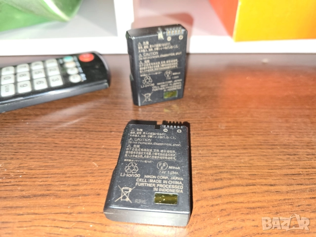 Аксесоари за Nikon: батерии EN-EL14, филтри 52 мм и капачки, снимка 2 - Батерии, зарядни - 52670182