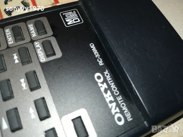 ONKYO RC-339MD MINIDISC REMOTE-ВНОС SWISS 2310252020, снимка 17 - Декове - 52158990