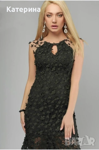 Елегантна рокля , снимка 2 - Рокли - 53857504