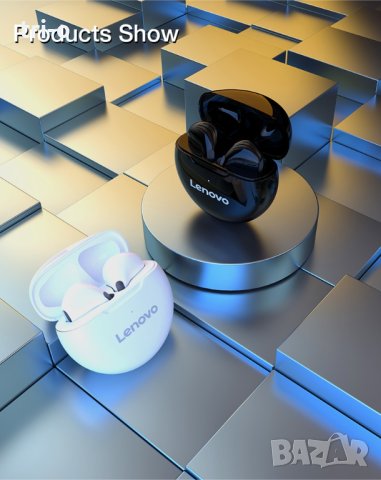 Lenovo-HT38 Безжични спортни Bluetooth слушалки с микрофон, снимка 5 - Bluetooth слушалки - 41783996
