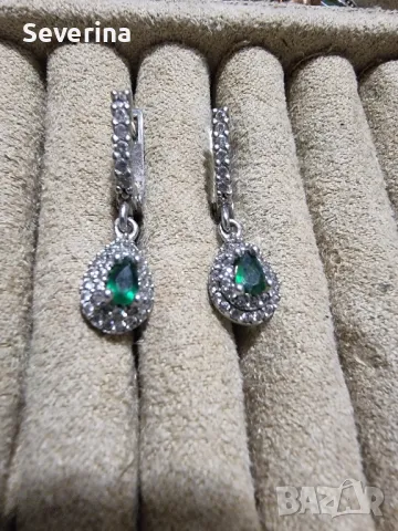 Нови,изящни сребърни обеци 