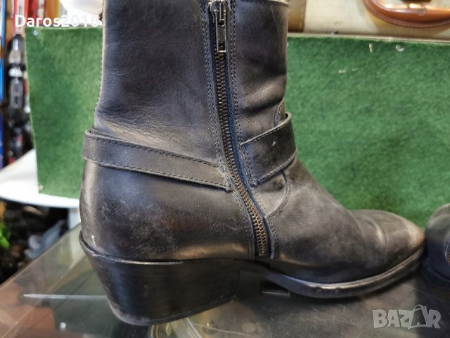 Мъжки кожени боти Zara 42 номер , снимка 8 - Мъжки боти - 42345036