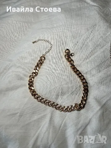 Дамски златисти колиета, снимка 2 - Колиета, медальони, синджири - 49888005