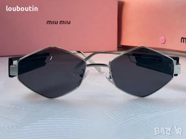 Miu 2024 дамски слънчеви очила ромб 3 цвята, снимка 11 - Слънчеви и диоптрични очила - 48017337