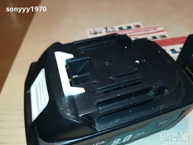 makita 36v battery pack x2 li-ion 0301231648, снимка 5 - Други инструменти - 39176052