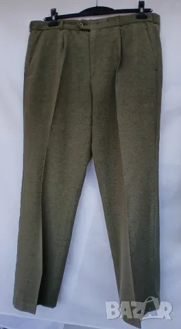 Мъжки елегантен маслено зелен костюм номер 54 на марка Gentalmen, снимка 6 - Костюми - 50071198