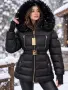 Michael Kors Дамско Зимно Яке С Пух На Качулката И Колан - 2 Цвята Код SK2183, снимка 1