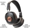 Нови House of Marley Безжични слушалки Bluetooth 5.2 - 34ч слушане Еко материали, снимка 7