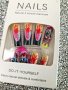Комплект Разкошни Press-on Изкуствени Нокти 24 броя Арт Клоун Бутикова Изработка КОД nail424, снимка 5
