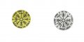 Викинг руна компас монета, снимка 1 - Нумизматика и бонистика - 39880697