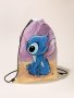 Модна детска раница с шнур Stitch, 9цвята - 023, снимка 10