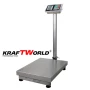 Електронен платформен кантар KraftWorld – до 1 тон, платформа 80×60см, снимка 3