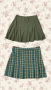 Green Mini skirts new and used , снимка 1