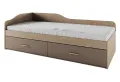 Легло с чекмеджета Сити 2023 дъб артисан или комбинация мока/ лате, снимка 5