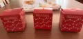 комплект от 3 броя уникални, ръчно декорирани коледни играчки за елха с марката Brandani., снимка 2