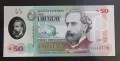 
Уругвай.
50 песо.
2020 година.
UNC.
Полимер. , снимка 1