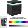 ПРЕОЦЕНЕНО Нощно шкафче с RGB LED осветление D069-WFBS-ST-0064BL, снимка 5