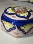Порцеланова кутия за бижута с позлата , снимка 4