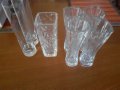 Седем нови,  стъклени вази с цена от 20 за всички. , снимка 1 - Вази - 41826086