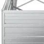 vidaXL Повдигната градинска леха, 320x40x77 см, стомана, сребриста, снимка 6