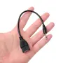 Преходен кабел 3.5 mm AUX към USB 21 cm, снимка 2